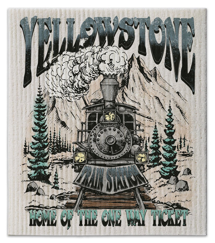 Yellowstone Home of the One Way Dishcloth