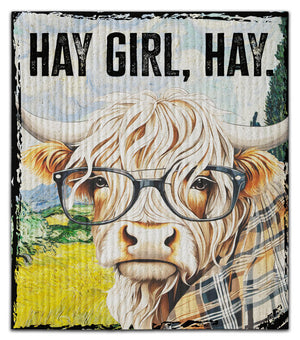 Hay Girl, Hay Dishcloth