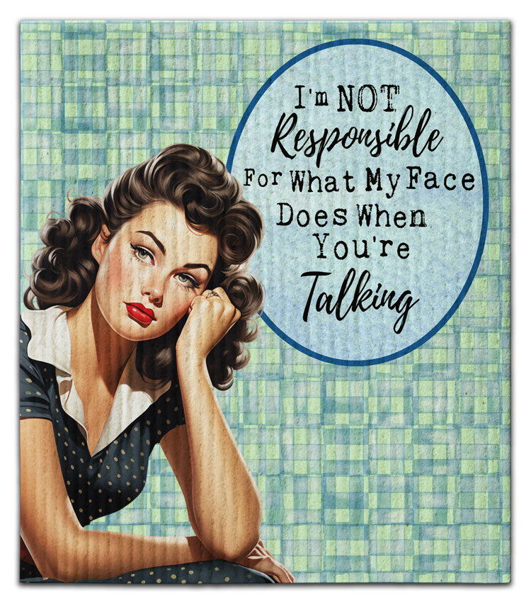 I'm Not Responsible Dishcloth
