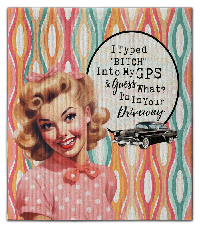 I Typed Bitch Dishcloth