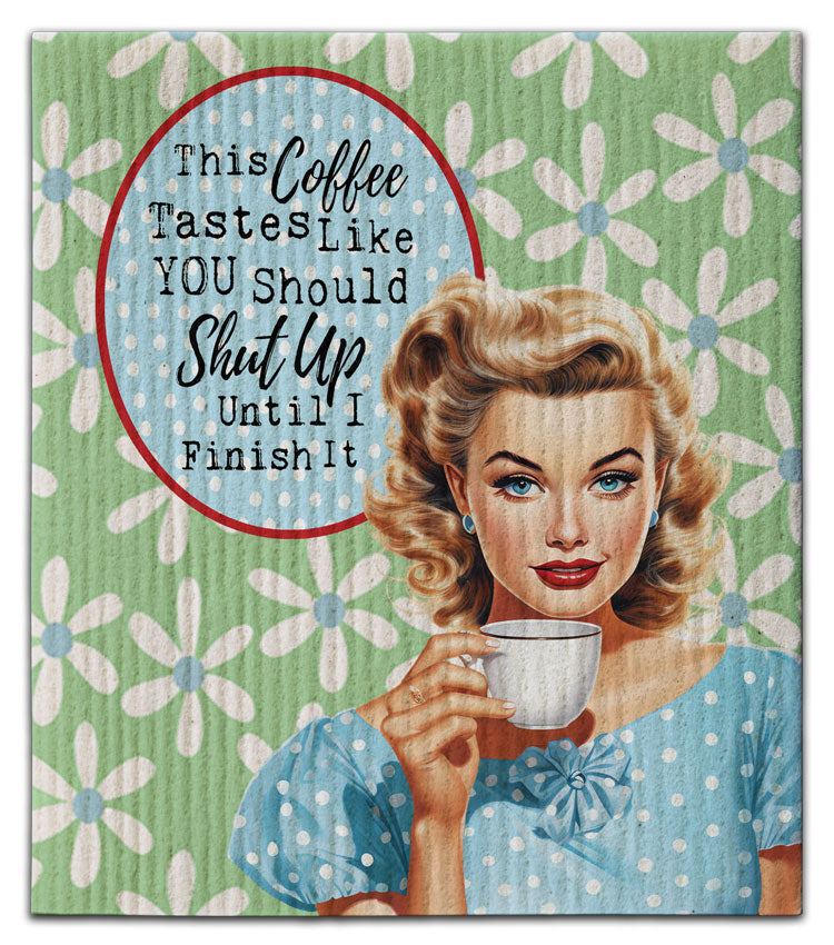 This Coffee Tastes Dishcloth