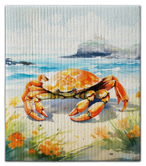 Dungeness Crab on Beach Dioshcloth