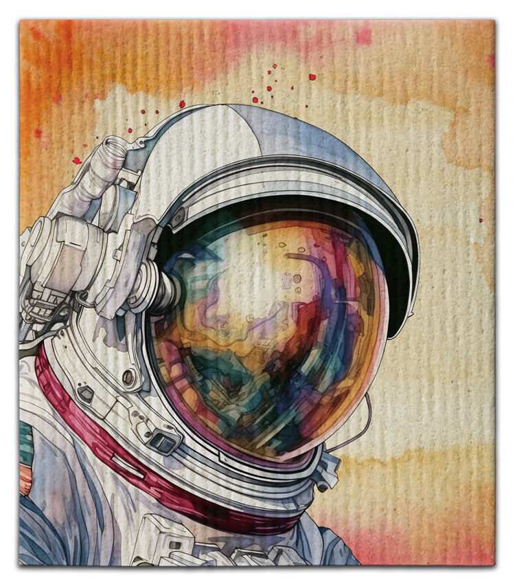 Astronaut w/ Helmet Dishcloth
