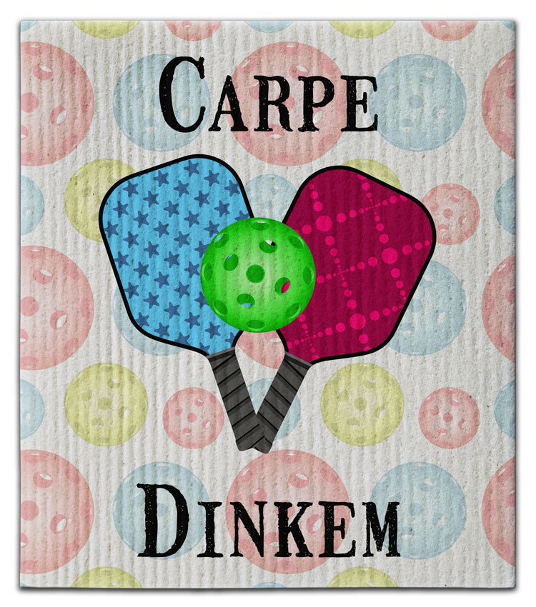 Carpe Dinkem Dishcloth