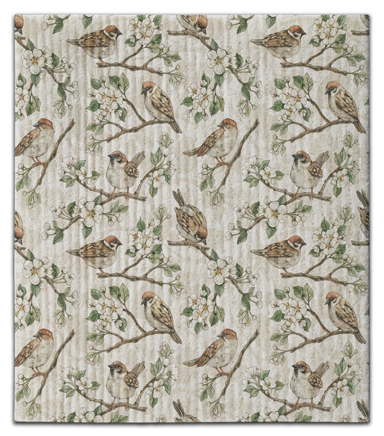 Sparrows Dishcloth