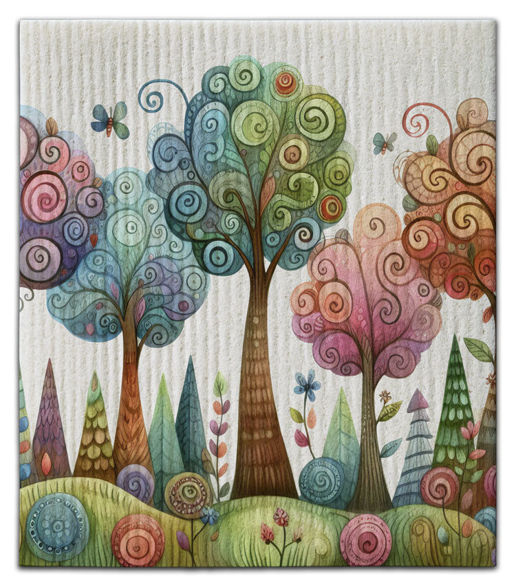 Whimsy Woods Dishcloth