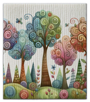 Whimsy Woods Dishcloth