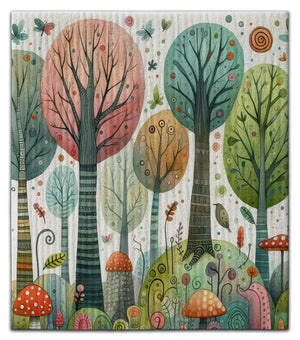 Gumdrop Trees Dishcloth