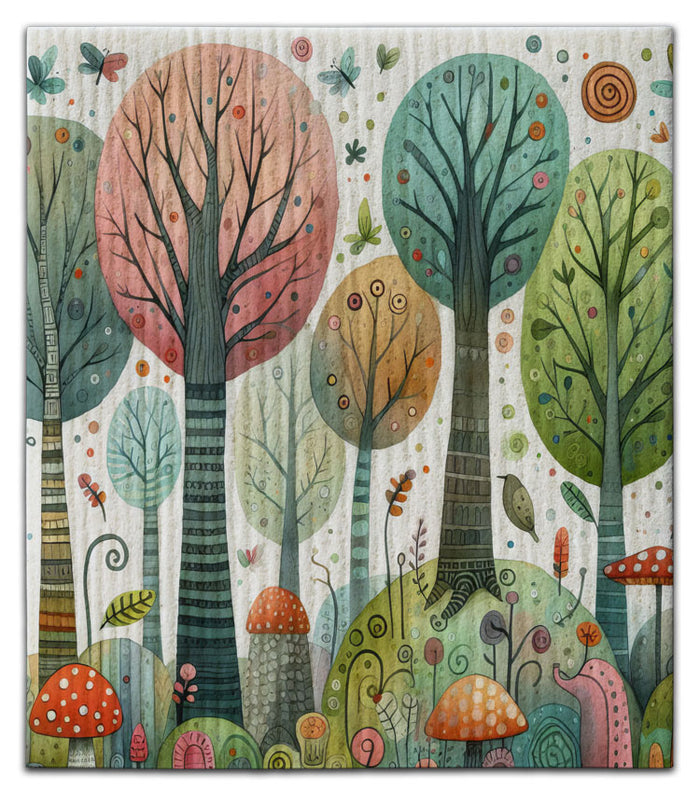 Gumdrop Trees Dishcloth