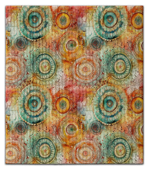 Mandalas Brown Dishcloth