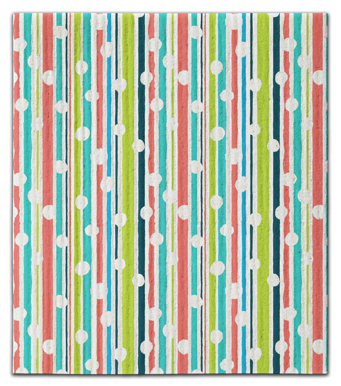 Candy Buttons Dishcloth