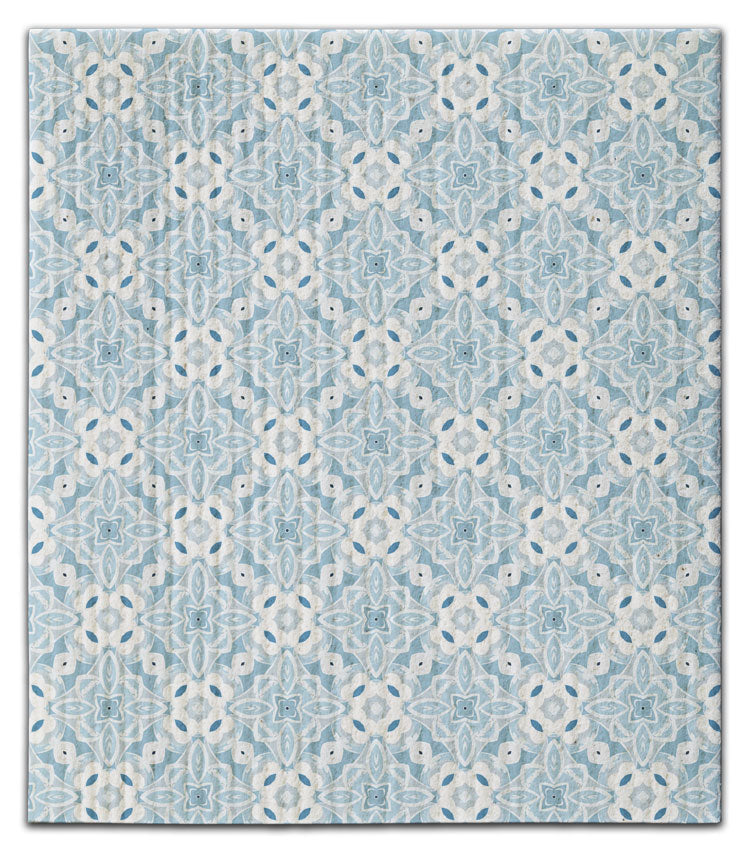 Blue Diamond Lattice Dishcloth