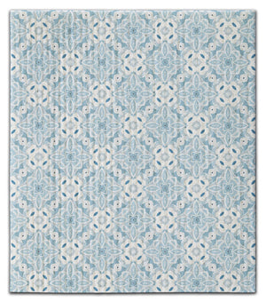 Blue Diamond Lattice Dishcloth