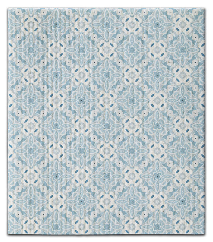 Blue Diamond Lattice Dishcloth
