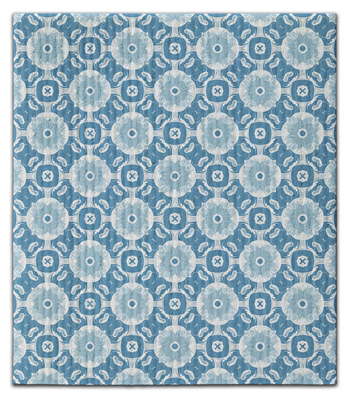 Blue Tile Dishcloth