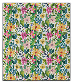 Spring Flowers Dishcloth