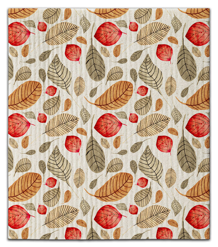 Autumn Leaves Dishcloth