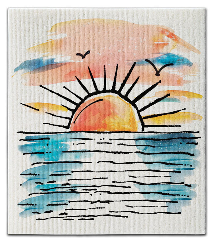 Sunset Dishcloth