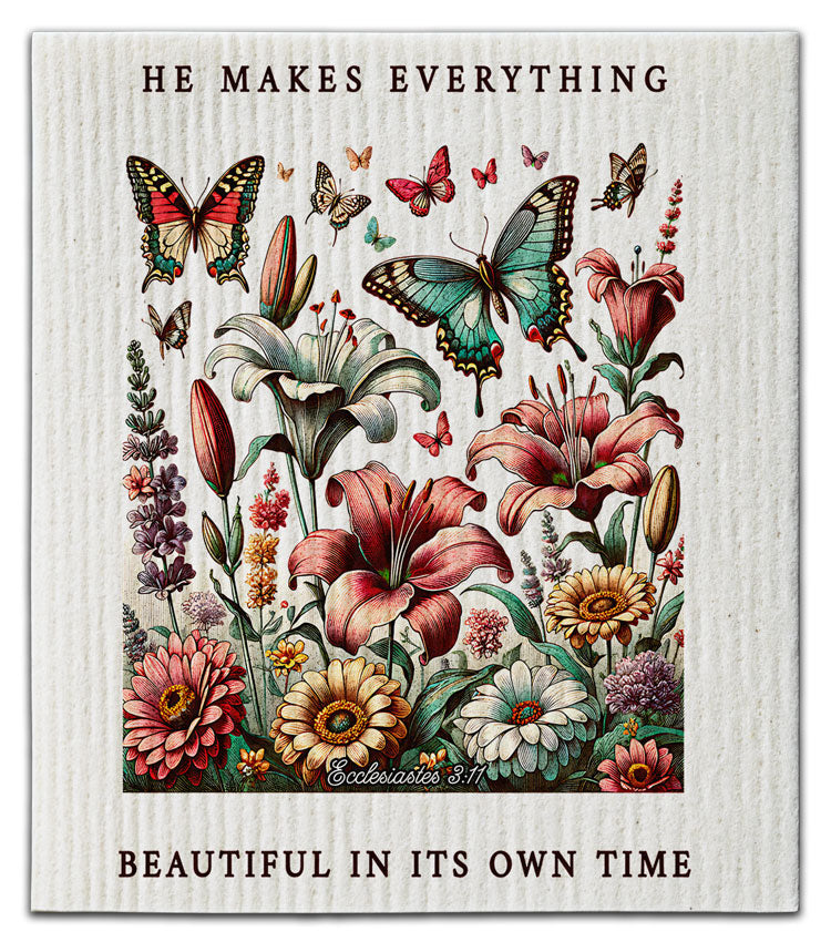 He Makes Eveything Dishcloth