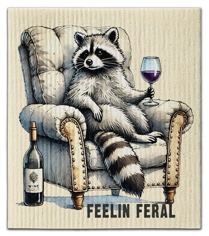 Feeling Feral Dishcloth