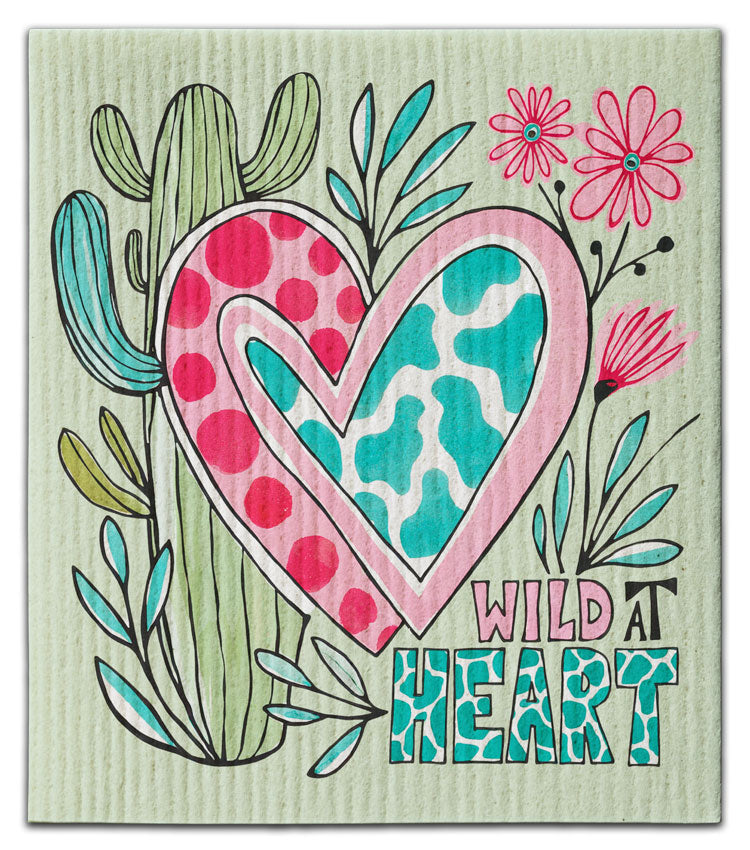 Wild At Heart Dishcloth