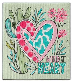 Wild At Heart Dishcloth