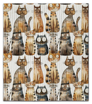 Kitty Cats Dishcloth