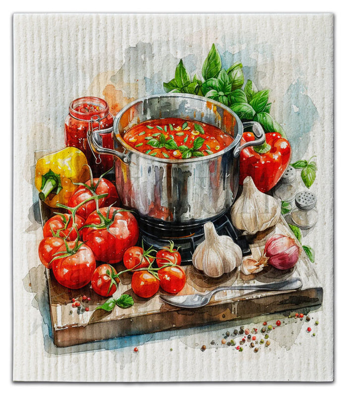 Sunday Sauce Dishcloth