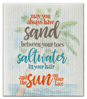 Sand Between Your Toes Dishcloth