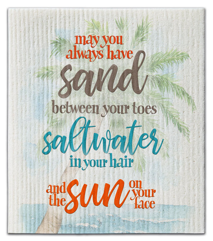 Sand Between Your Toes Dishcloth