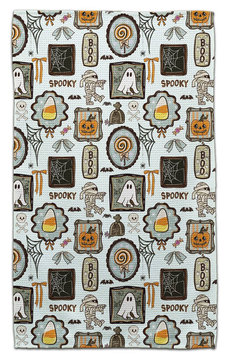 Boo Spooky Waffle Weave Towel