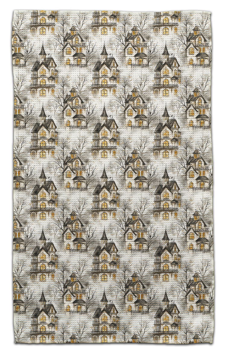 Haunted Mansion Waffle Weave Towel