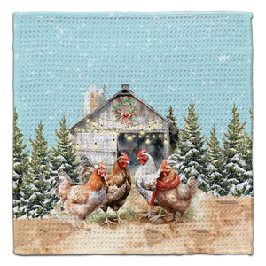 Chicken List Eco-Friendly Washcloth