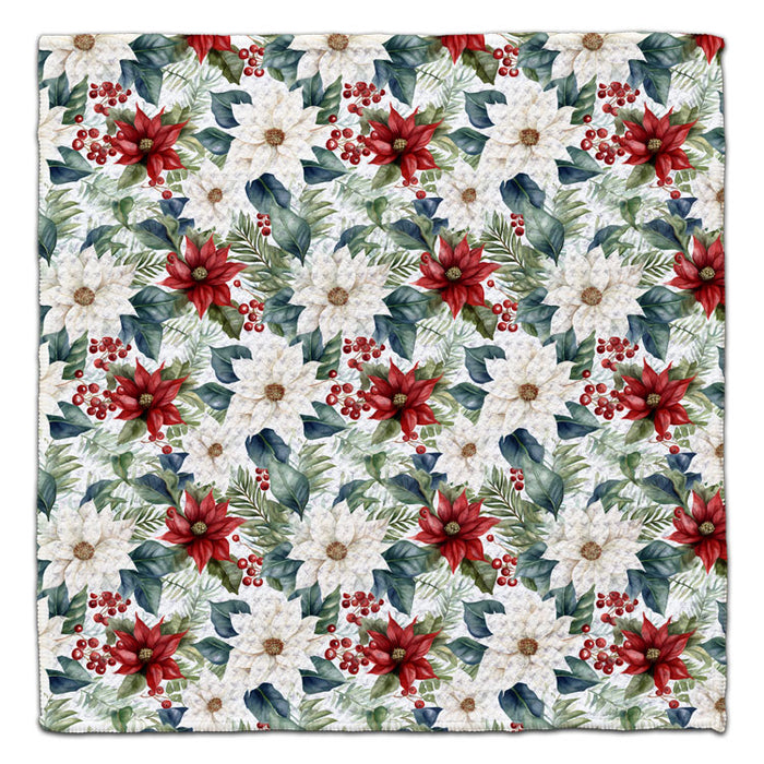 Poinsettias Eco-Friendly Washcloth