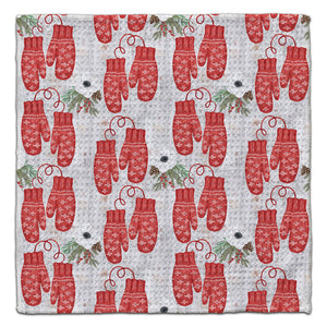 Red Mittens Eco-Friendly Washcloth