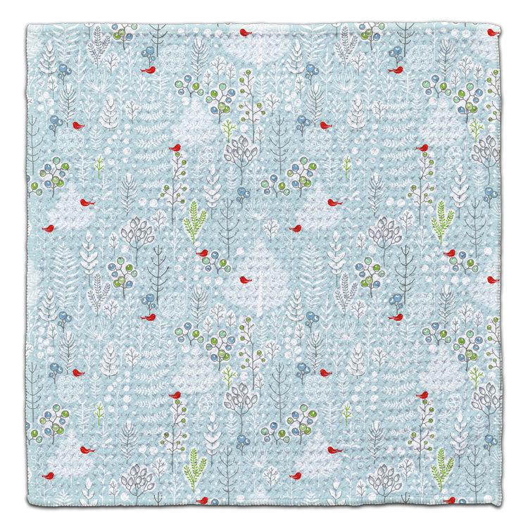 Winter Waffle Weave Washcloth