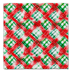 Christmas Plaid Eco-Friendly Washcloth