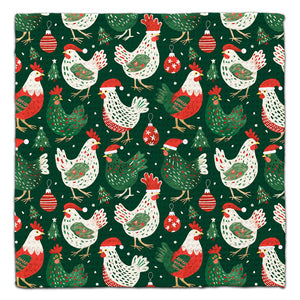 Christmas Chickens Eco-Friendly Washcloth - CJ Bella Co.