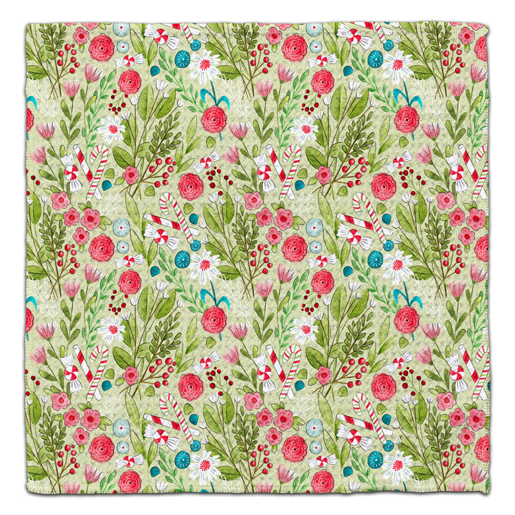 Peppermint Flowers Eco-Friendly Washcloth - CJ Bella Co.