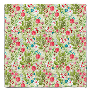 Peppermint Flowers Eco-Friendly Washcloth - CJ Bella Co.