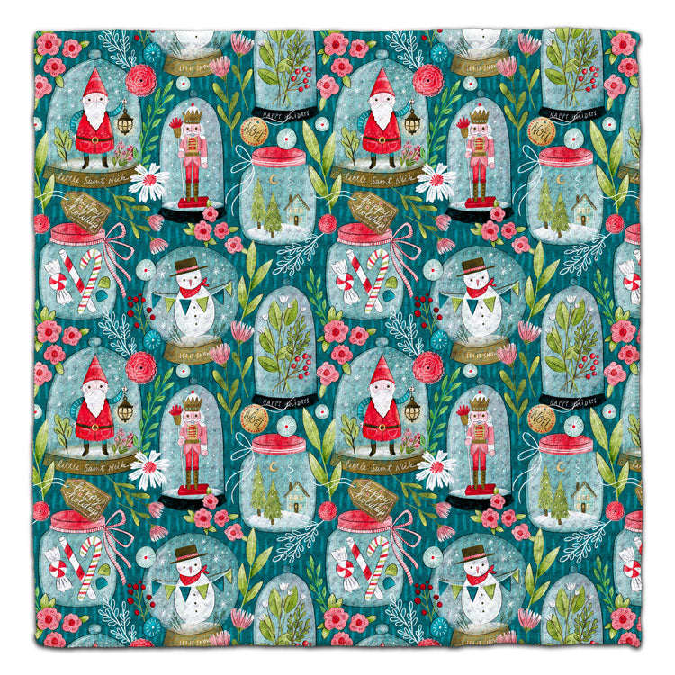 Little Saint Nick Globe Eco-Friendly Washcloth - CJ Bella Co.