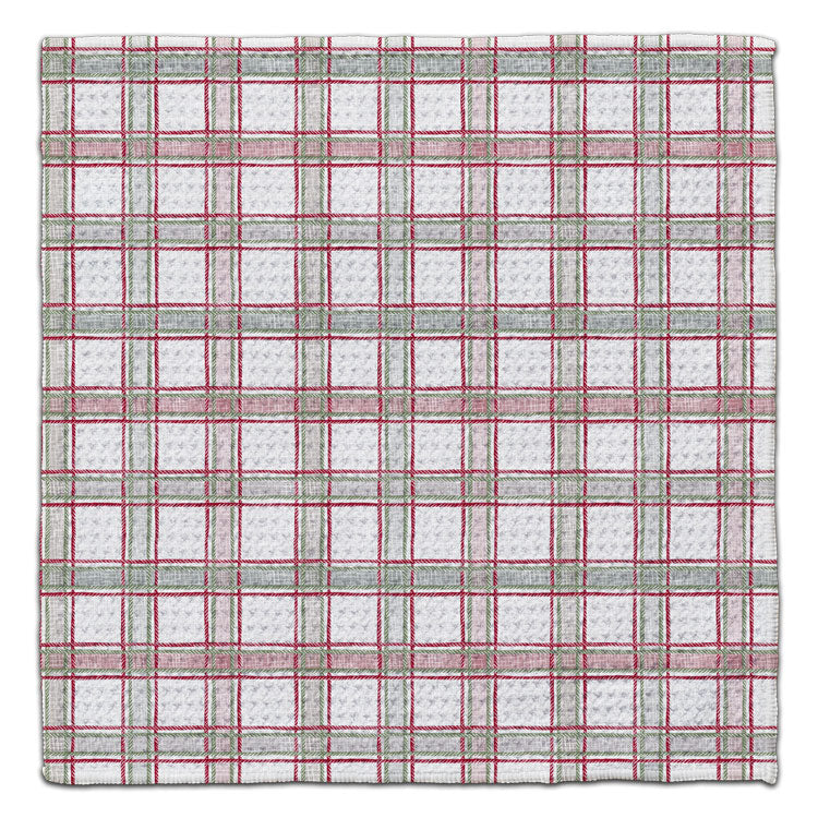 Fir Plaid Eco-Friendly Washcloth - CJ Bella Co.