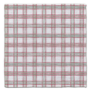 Fir Plaid Eco-Friendly Washcloth - CJ Bella Co.