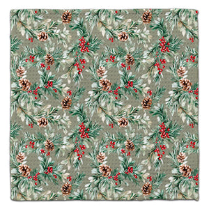 Pine Cones & Berries Eco-Friendly Washcloth - CJ Bella Co.