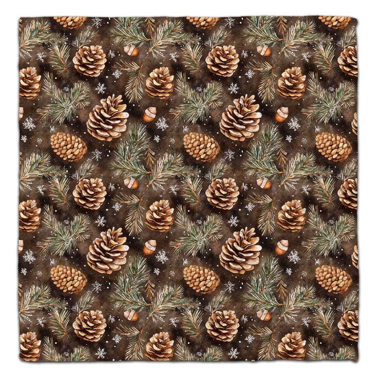 Pine Cone & Acorn Eco-Friendly Washcloth - CJ Bella Co.