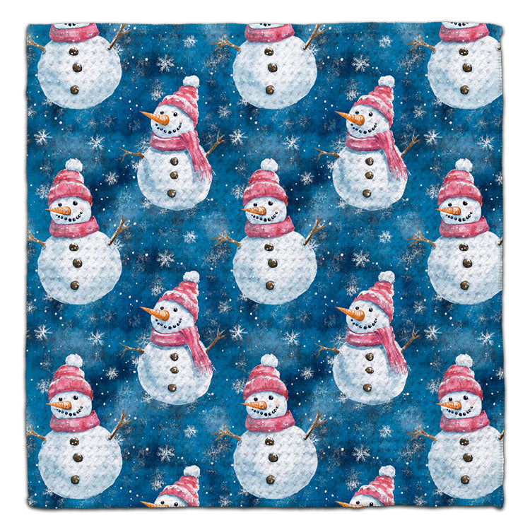 Happy Snowman Eco-Friendly Washcloth - CJ Bella Co.