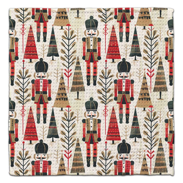 Nutcracker Traditional Eco-Frienldy Washcloth - CJ Bella Co.