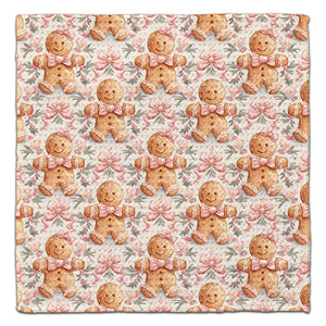 Gingerbread Women w/Bow Eco-Friendly Washcloth