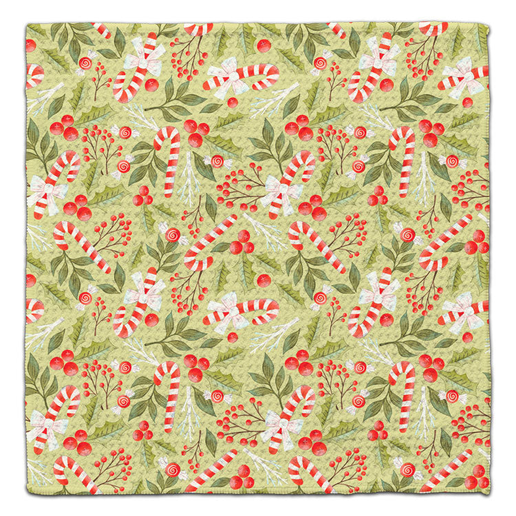 Candy Cane, Berries & Mint Eco-Friendly Washcloth