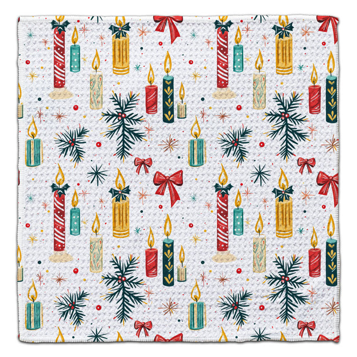Colorful Candles Eco-Friendly Washcloth